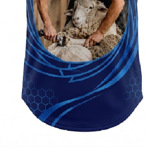 Vêtements de travail professionnels pour la tonte des moutons, en tissu doux et durable, sublimé, à longue queue, pour l'agriculture et la tonte en extérieur - Product Image 5