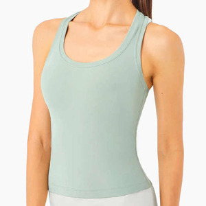 Woman Tank <b>Tops</b> Women Blank Sexy Tight Vest Women Blouse <b>Top</b> Ladies Yoga Gym Sport Polyester Breathable Yoga Gym Sport Wear - Product Image 5