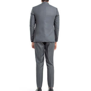 Traje Formal Cruzado Antiarrugas Tallas Grandes Personalizable Multiestilo Chaqueta de Terciopelo con Logotipo Personalizado Colores para Fiesta de Boda de Hombre - Product Image 6