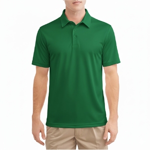 Polo décontracté élégant pour homme, en coton mélangé respirant, coupe ajustée, tendance streetwear - Product Image 3