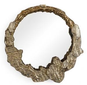 <b>Round</b> Rustic Metal <b>Wall</b> <b>Mirror</b> Handmade Decorative Frame - Product Image 1