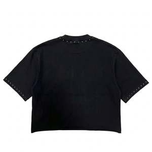 เสื้อยืดโอเวอร์ไซส์ Glory Custom ทรงดรอปไหล่ ผ้าฝ้าย 100% เนื้อหนา พิมพ์ลายกราฟิกประดับเพชร แขนสั้น สำหรับทุกเพศ - Product Image 2