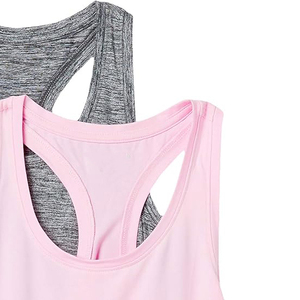 Top de tirantes para mujer con espalda con abertura circular, estilo racerback, sin mangas, mezcla de nailon y elastano, para verano y gimnasio - Product Image 5