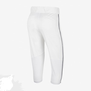 Men Sublimated Baseball Pants Slim Fit Button Fly 100% Polyester Breathable Solid Color All Seasons Baseball Apparel Manufacture - Product Image 4