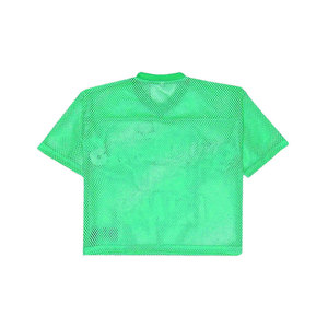 Nueva Llegada 2026: Camiseta de Fútbol Personalizada de Malla Estilo Urbano con Estampado Completo y Cuello en V, Corte Holgado - Product Image 2