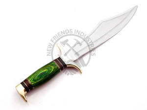 Cuchillo Bowie de Hoja Fija de Acero J2, Edición de Nueva Marca, Hecho a Mano, para Caza, con Mango de Madera, el Mejor Cuchillo de Supervivencia Afilado como una Navaja - Product Image 2