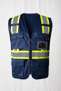 Gilet de protection réfléchissant durable pour hommes, gilet de travail respirant pour hommes, gilet de sécurité pour le travail - Product Image 3