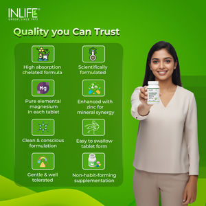 แมกนีเซียมไกลซิเนตเสริมอาหาร ได้รับการรับรองมาตรฐาน GMP ขนาด 2000 มก. ชนิดเชลเลต ดูดซึมได้ดี สำหรับผู้ใหญ่ 120 เม็ด รับผลิตแบบ OEM แบรนด์ส่วนตัว สำหรับสตรีมีครรภ์ - Product Image 2