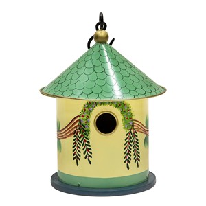 Casa para Pájaros de Madera Hecha a Mano con Techo de Metal - Decoración de Jardín al por Mayor - Product Image 4