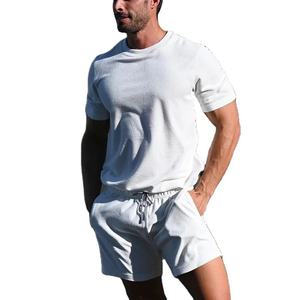 Conjunto de Verano para Hombre, Conjunto de 2 Piezas, Camisa Casual de Manga Corta con Botones y Pantalones Cortos Deportivos, Ropa de Calle para Verano - Product Image 6