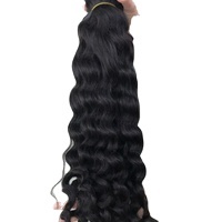 EXTENSION de cheveux humains ondulés à cuticules alignées pour faire des perruques de cheveux humains pour femmes noires - Product Image 3