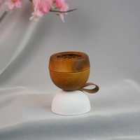 Brûleur d'encens Bakhoor en bois d'acacia naturel, écologique, pour l'aromathérapie, cadeau tendance pour la maison, le Ramadan, l'Aïd, les fêtes, style arabe