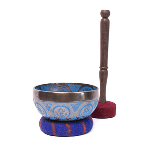 Cuenco Tibetano Premium con Tallado de Mandala de Loto en el Interior – Cuenco de Sonido Hecho a Mano en Nepal - Product Image 6