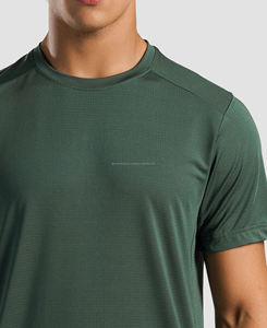 Camiseta de Punto Jersey para Hombre de la Mejor Calidad, con Aberturas Laterales, Elegante, Transpirable, de Poliéster/Algodón, con Estampado Digital, Diseño Sólido, Nueva - Product Image 4