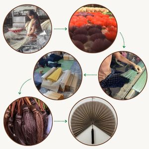 Handmade Bamboo Wall Fan <b>Spring</b> Boho Rustic Large Decorative for Home Living Room Bedroom Birthday <b>Decor</b> Vietnam Supplier - Product Image 6