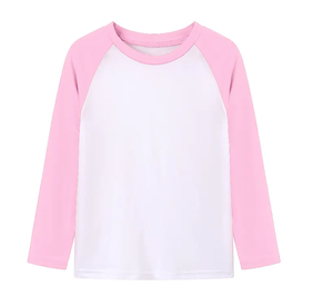 เสื้อผ้าเด็กชายหญิงเสื้อยืดแขนยาวสีทึบผ้าฝ้ายดูดซับความชื้นเสื้อลำลองสำหรับฤดูใบไม้ผลิฤดูใบไม้ร่วง - Product Image 5