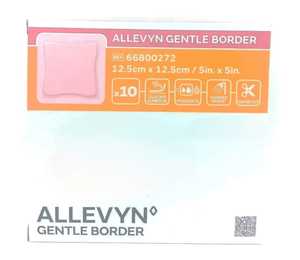 Apósito de espuma de silicona suave Allevyn con borde delicado y almohadilla absorbente suave 7.5x7.5cm / 10x10cm / 12.5x12.5cm - Product Image 4