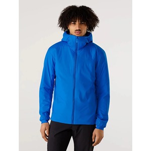 <b>Men</b> Hooded Waterproof <b>Ski</b> <b>Jacket</b> Synthetic Insulation Gore-Tex Full Zip Outerwear <b>Blue</b> - Product Image 5