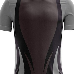 Vente en gros de vêtements de sport tendance, maillot de football 100% polyester, couleur personnalisée, col rond, manches courtes, séchage rapide, respirant, unisexe - Product Image 5