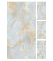 Carreaux de porcelaine polie FEDRIC MUD DARK First Choice Onyx 24x48, surface brillante, carreaux vitrifiés, appartement moderne, céramique Novac