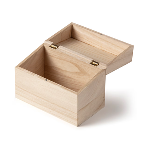 Unpolished Wood Jewelry <b>Box</b> Factory Custom Logo Wholesale Excellent Quality Wood Decorative <b>Storage</b> <b>Box</b> - Product Image 5
