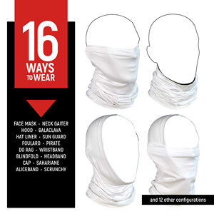 Cache-cou, écharpe, bandana, masque de protection faciale pour adulte, masque de motard, séchage rapide, protection solaire UPF, taille personnalisée, cagoule d'été à sublimation - Product Image 2