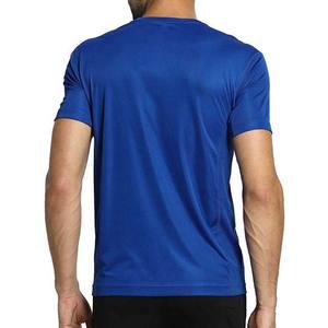 Camiseta de Manga Corta Transpirable de Primera Calidad con Cuello Redondo, Nueva Tendencia en Ventas, MOQ Bajo, Color Azul, Poliéster - Product Image 2