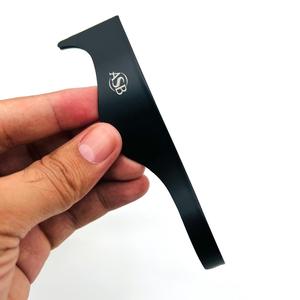 Professional Non Disposable Curved Stainless Steel Razor Single Blade 30g Lightweight Barber Face <b>Bikini</b> Customized Design - Product Image 4