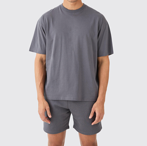 Nouveaux ensembles d'été pour hommes, ensembles décontractés à motifs, t-shirt ample avec short assorti, pantalon court de plage pour l'extérieur, ensembles de marque pour hommes 2027 - Product Image 3
