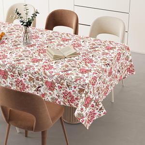 Mantel o Cubierta de Mesa 100% Algodón con Estampado Artesanal Personalizado, Exportador de Textiles para el Hogar de la India, OEM ODM - Product Image 1
