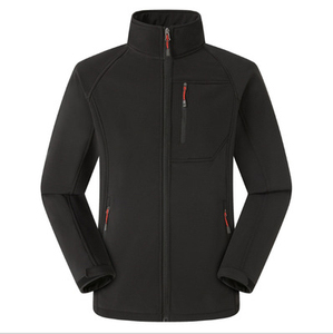 Chaqueta Softshell para Hombre, Talla Grande, con Cierre, Impermeable, Cortavientos, Forro Polar Térmico, para Invierno, Casual, Personalizable ODM - Product Image 1