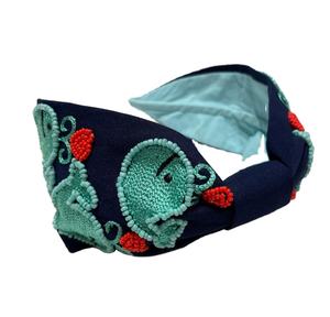 Diademas con cuentas, Accesorios para el cabello, Diademas, Diademas bordadas, Diademas con nudos, Diadema con nudos adornados, Diademas estilo bohemio - Product Image 1