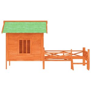 Caseta para Perros Grande y Resistente, de Madera de Pino Marrón Sólido, Casa y Muebles para Mascotas - Product Image 3