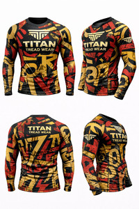 Premium Quality Eco-Friendly Rashguard for Men and Women-UPF50+ Breathable Quick Dry for <b>Surfing</b> Swimming & Fitness Training - Product Image 5