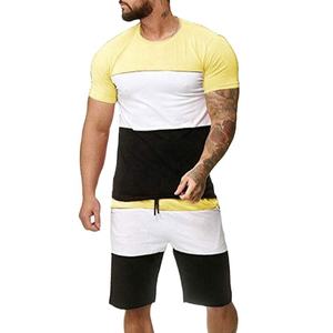 T Shirts Shorts Casual Fitness Shorts Set - Product Image 1