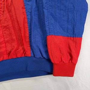 Retro Windbreaker Jacket Hip Hop Vintage Best Quality Colorblock Contrasting Colors Top Nylon Mens Wind Breaker Jacket - Product Image 5