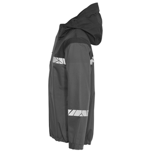 Veste réfléchissante haute visibilité en gros pour travaux routiers hivernaux, avec logo personnalisé, coupe-vent et imperméable - Product Image 5