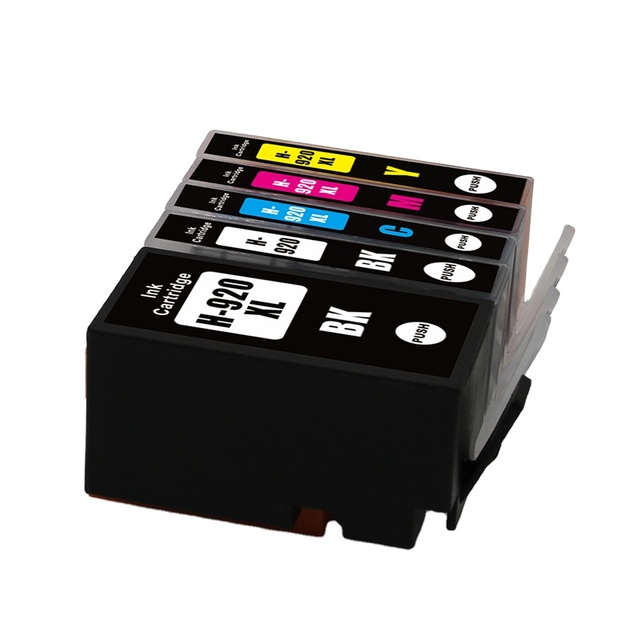 Tatrix 920XL HP920 Compatible Printer Inkjet Ink Cartridge for HP Officejet 6500A 7500A