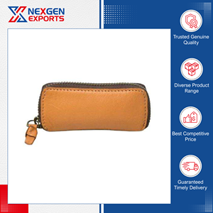 Llavero de Cuero PU Hecho a Mano con Estampados de Animales, de Alta Calidad y Durabilidad, con Cierre de Cremallera, Venta Global, India - Product Image 2