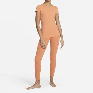 Leggings pour femmes en coton 100 %, vêtements de sport, pantalons de yoga en coton biologique, leggings de yoga durables pour femmes, haute qualité, vente en gros - Product Image 2