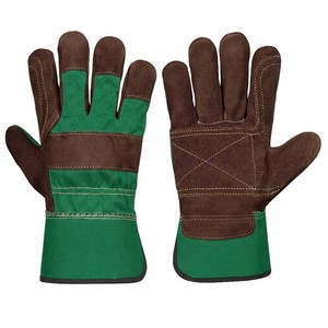 Gants de sécurité en cuir pleine fleur STALWART IMPEX SWI-LSG-024, résistants à l'abrasion, avec manchette droite, épaisseur 11 oz, gants polyvalents - Product Image 4