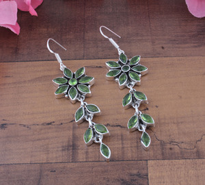 Shree Jaipur <b>Silver</b> 925 <b>Sterling</b> <b>Silver</b> Gold Plated Blue Lace Agate Vintage Water Drop Earrings | Wholesale Dangle Earrings - Product Image 3