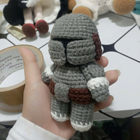 Poupée Amigurumi Classique Faite Main au Crochet, Jouet en Laine Tricoté Personnalisé, Cadeau Décoratif, Vente en Gros, Fabriqué au Vietnam TUYET DUNG 3D