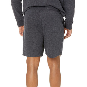 Shorts de jogging en molleton 100% coton, personnalisables avec logo imprimé, unis, pour homme, style streetwear oversize, effet délavé. - Product Image 6