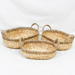 New Arrival Vintage Wicker Seagrass <b>Woven</b> <b>Baskets</b> Vietnam-supplied Storage Boxes & Bins Special Design Clothing Rack - Product Image 3