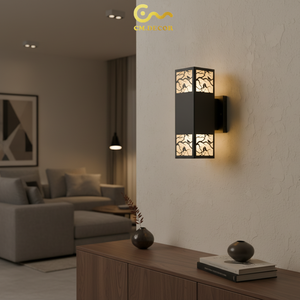 CM Decor Minimalist Waterproof LED Wall <b>Light</b> Inox Wall <b>Sconce</b> for Living Room Garden Corridor - Product Image 5