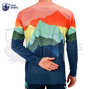 เสื้อจักรยานพิมพ์ลายโลโก้ตามสั่ง ทรงเข้ารูป ระบายอากาศได้ดี คุณภาพสูง บริการดีเยี่ยม สำหรับผู้ชาย เหมาะสำหรับออกกำลังกาย - Product Image 5