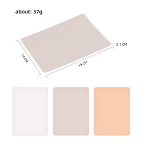 Double Blank Latex <b>Practice</b> Skin Multicolor Inkless Eyebrow Tattoo Microblading Training <b>Pad</b> - Product Image 6