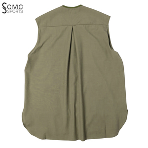 Gilet de barbier robuste à logo personnalisable pour hommes avec fermeture à glissière Veste de coupe de cheveux de salon pour vêtements d'extérieur - Product Image 4