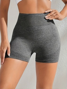 Custom Logo High Waist <b>Women</b> Booty <b>Shorts</b> <b>Yoga</b> Fitness Workout Running Gym <b>Shorts</b> OEM ODM Private Label Bulk Wholesale Factory - Product Image 2